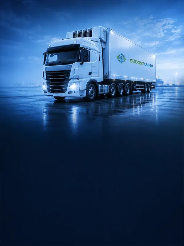 Pharmaceutical road freight with a refrigerated truck